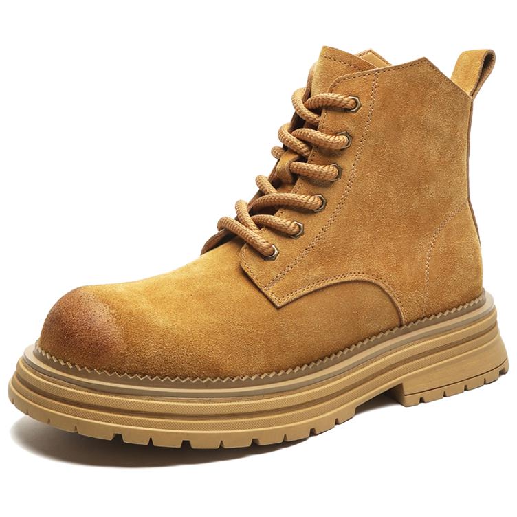 

V05 Женские утепленные ботинки Martin Unisex в желтом, зеленом и черном цвете, цвет Yellow, Fleece-Lined[Women's]