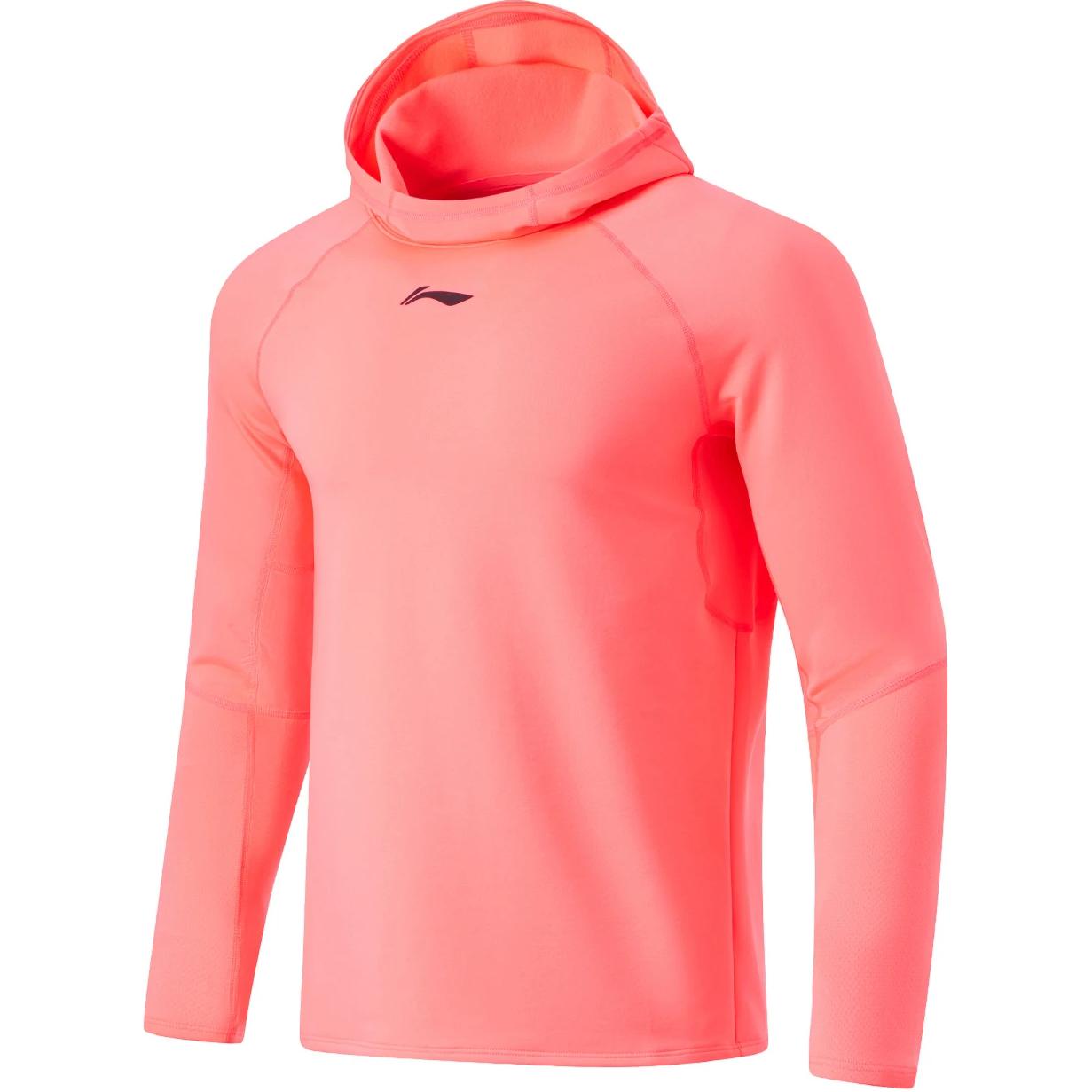 

LINING Толстовка CBA Collection Professional Basketball Collection мужская флуоресцентный бегония красный