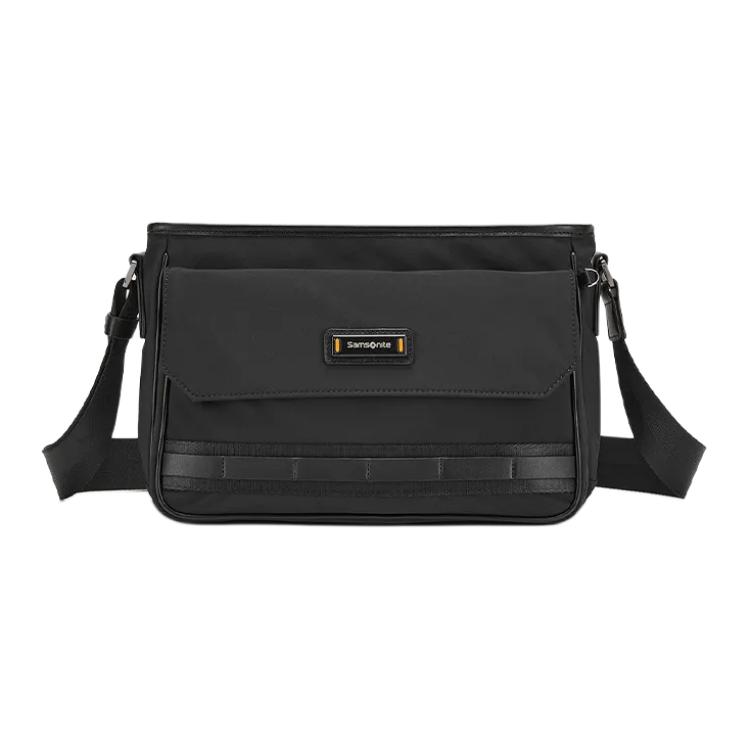 

Samsonite Нейлоновая мужская сумка через плечо черная, Black