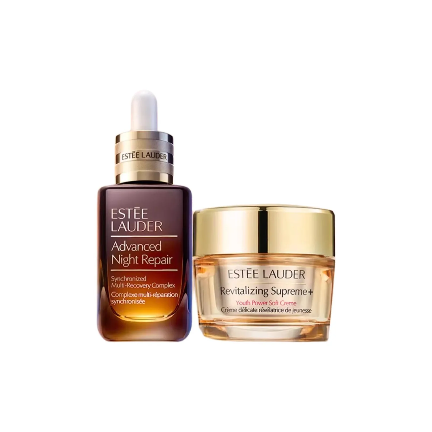 ESTEE LAUDER Набор для ухода за кожей Little Brown Bottle Zhiyuan крем для осветления и увлажнения, Small Brown Bottle Serums 50ml+Slim & Light Cream 50ml