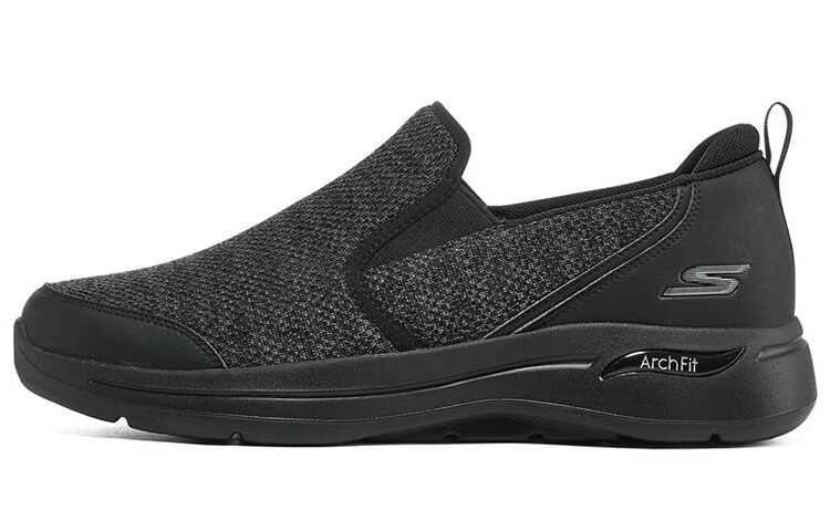 

Go Walk Arch Fit Кроссовки для жизни Мужские низкие черные Skechers, Черный, Go Walk Arch Fit Кроссовки для жизни Мужские низкие черные Skechers