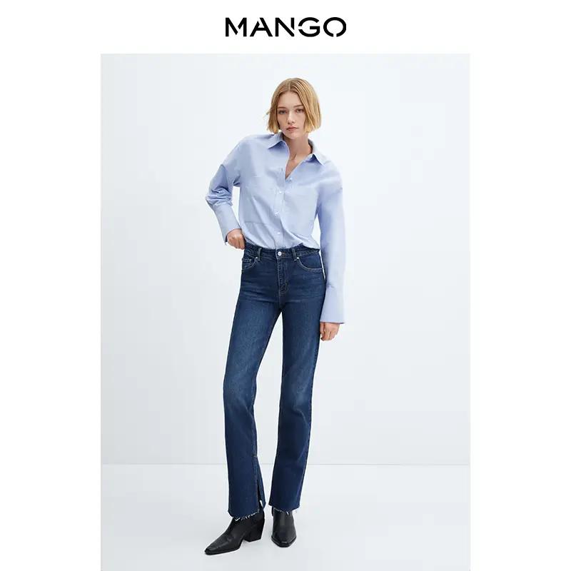 

Женские джинсы Mango деловые, синий