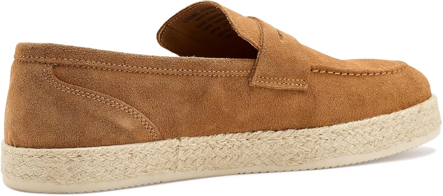 Лоферы мужские André Assous, Cognac Suede — фото 4
