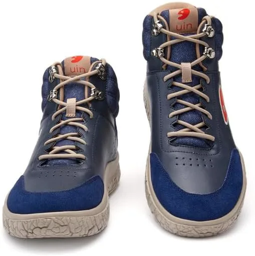 

Мужские кроссовки UIN для путешествий и прогулок, легкие с широкой носочной частью, на толстой подошве, удобные и стильные, Bardenas, темно-синий