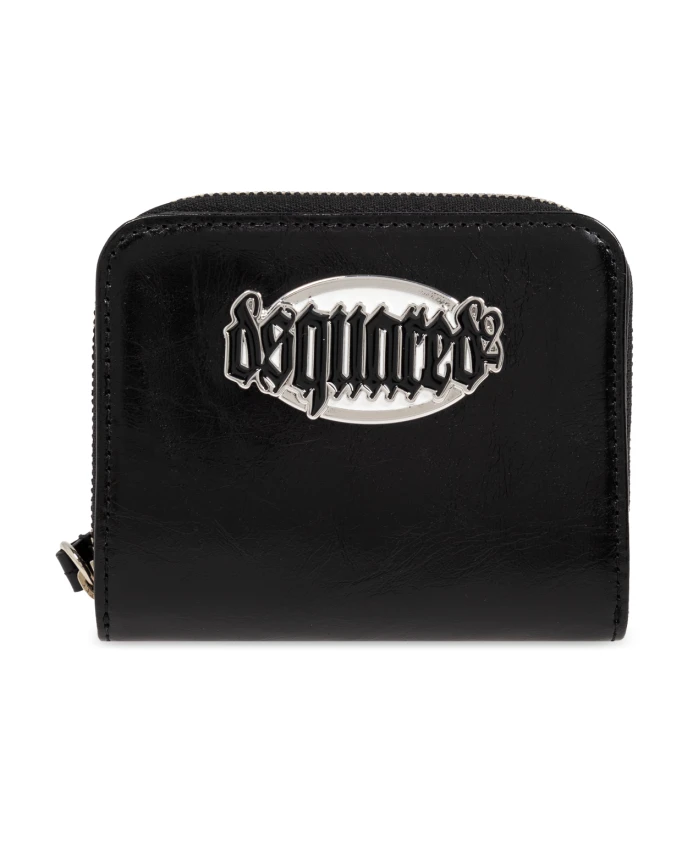 

Кошелек с логотипом Dsquared2, черный