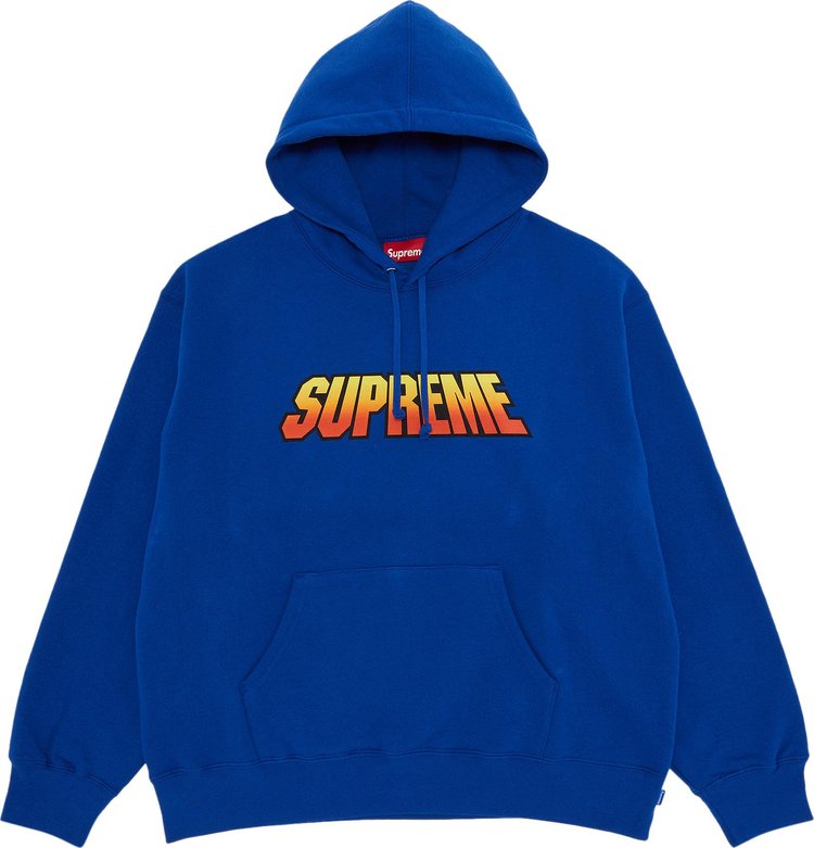 

Толстовка Supreme Gradient Hooded 'Royal', синий