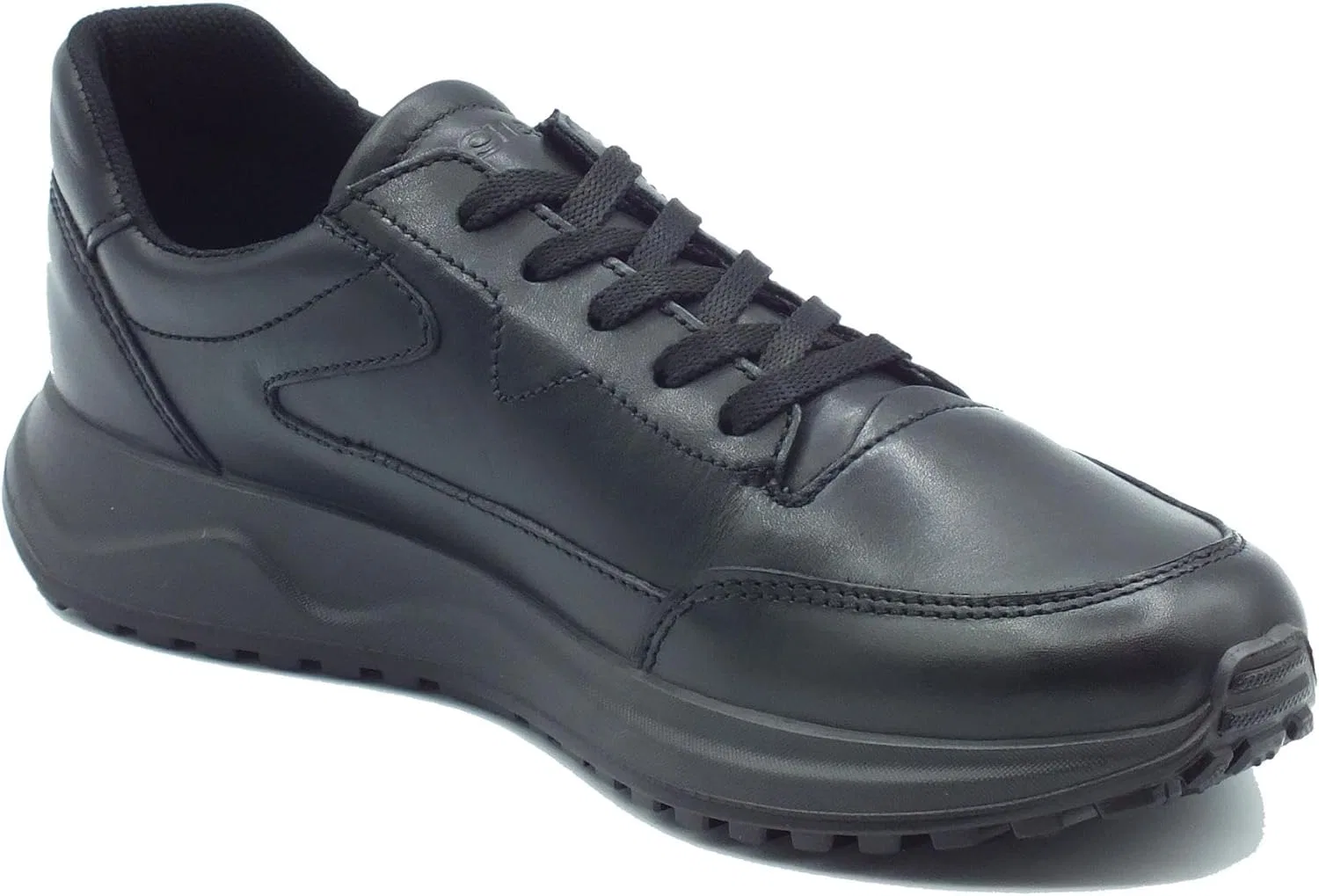 Мужские кожаные туфли IGI&CO 6638800 Alfa из телячьей кожи, черные — фото 2