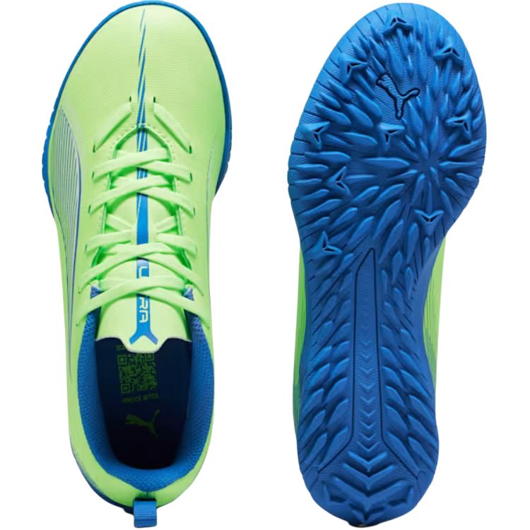 Низкие детские футбольные бутсы зеленые Kids' PUMA — фото 4