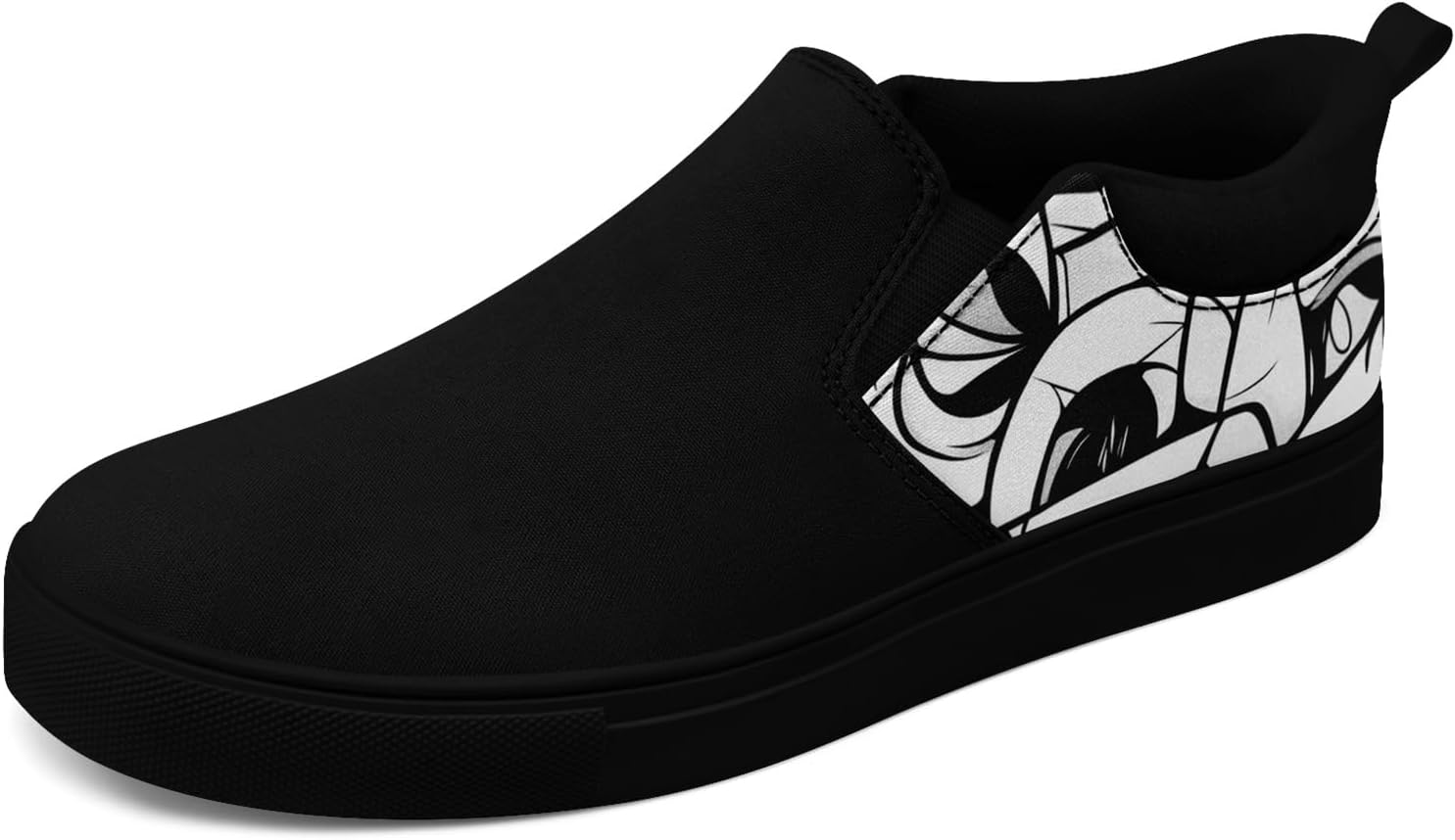 

Мужские модные холщовые кеды, женские слипоны, удобные в носке, дышащие, легкие, стильные кроссовки с графическим принтом, повседневная обувь Awsole, белый