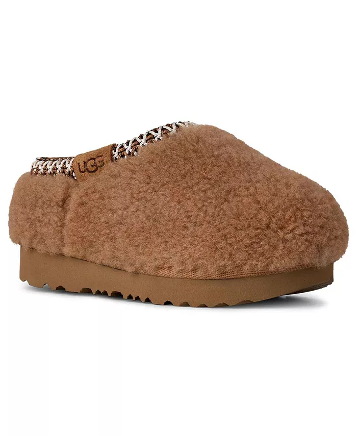 

Tasman Maxi Curly тапочки для малышей Ugg, коричневый