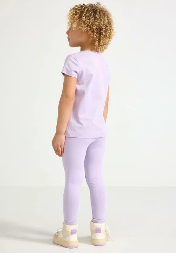 Леггинсы Lindex kneepatch icecream leggings trousers, светло-сиреневый — фото 3