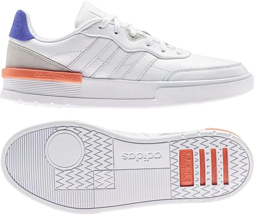 Мужские кроссовки для легкой атлетики Adidas Clubcourt, Ftwbla Ftwbla Tinson — фото 4