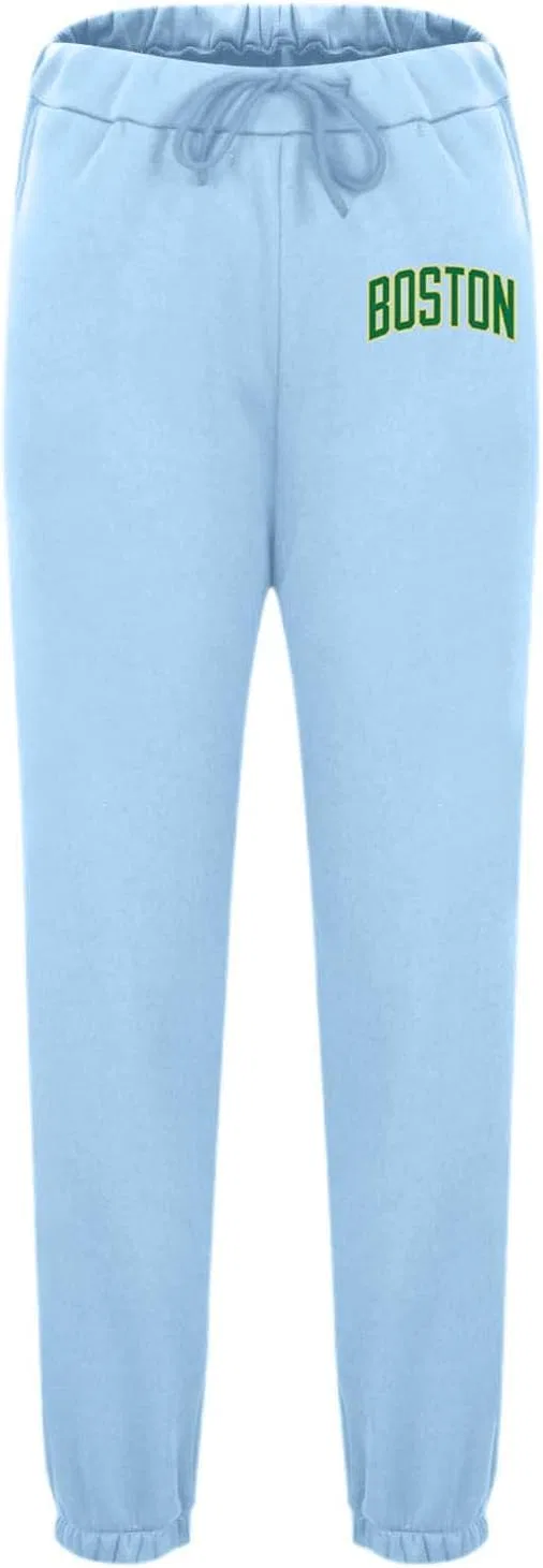 Спортивный костюм с принтом, Generic, 2 предмета, Boston-light Blue — фото 3