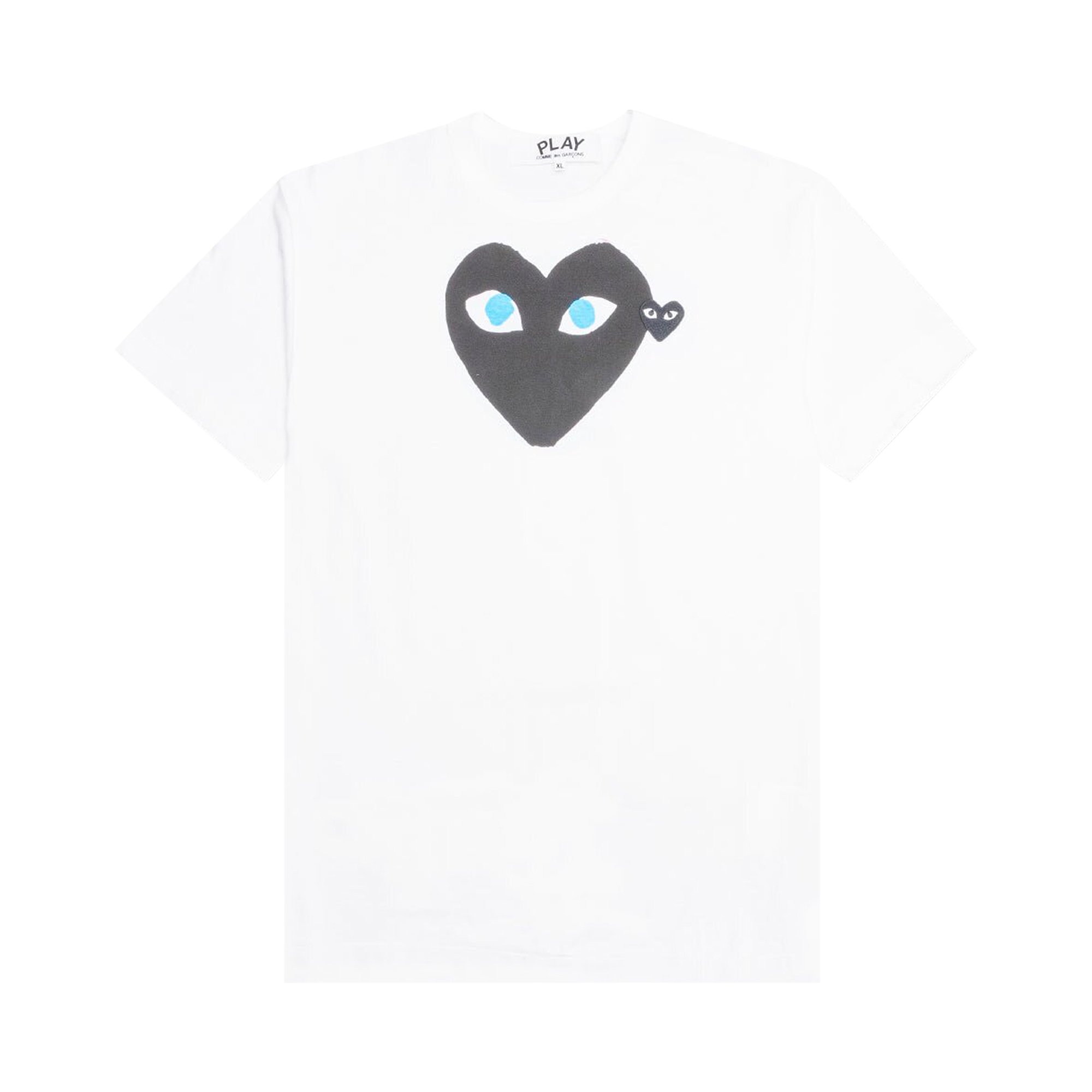 

Футболка Comme des Garçons PLAY Emblem Heart, цвет Белый