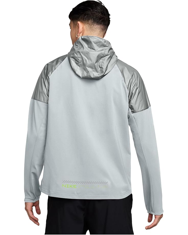 Мужская куртка Nike Therma-Fit Repel Winterized Miler, Pure Platinum/Light Smoke Grey/Volt/Reflective Silver — фото 2