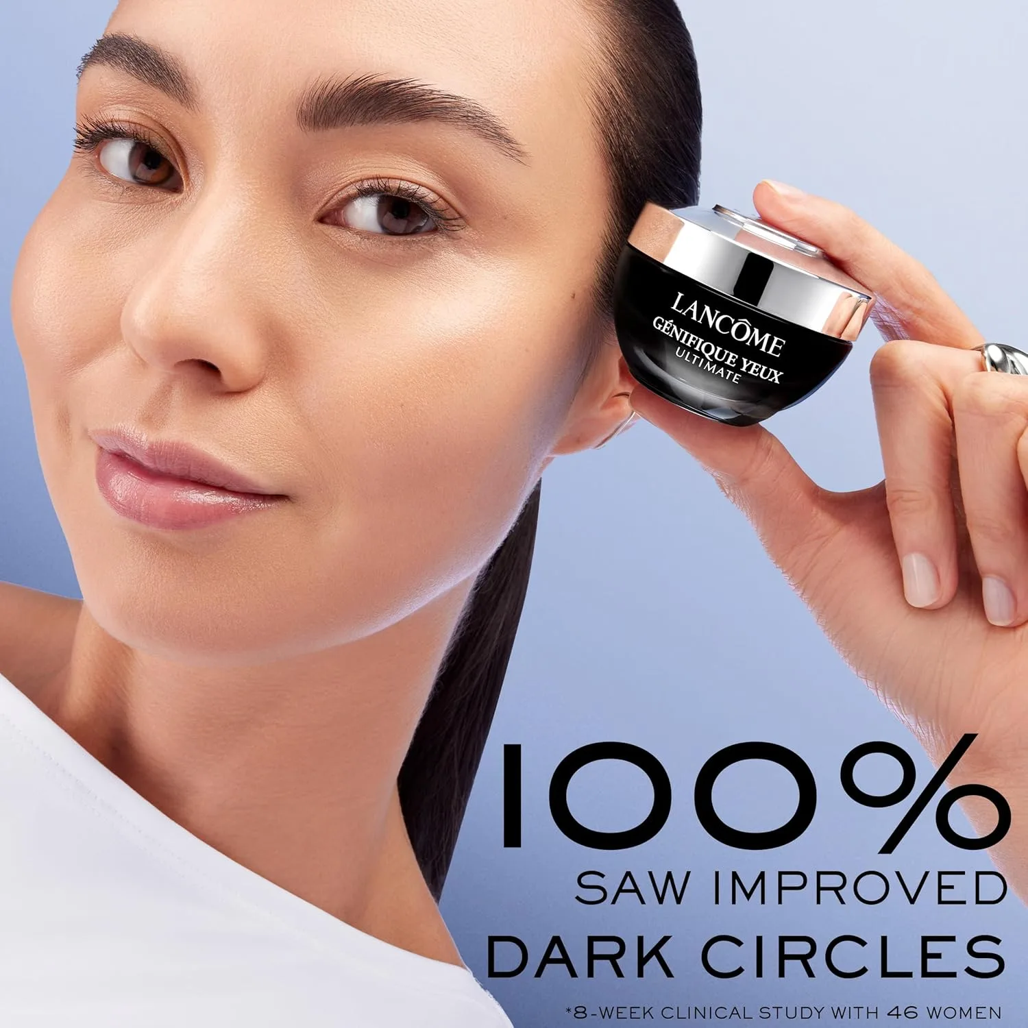 Крем для глаз Lancôme Génifique - от темных кругов и мелких морщин - с бифидобактериями, гиалуроновой кислотой и витамином CG - 0,67 жидких унций — фото 2