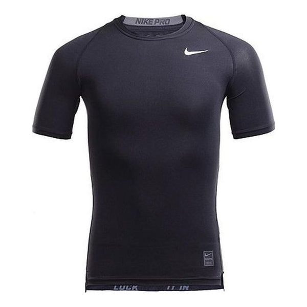 

Футболка Nike Pro Cool T-shirt 'Black White', черный