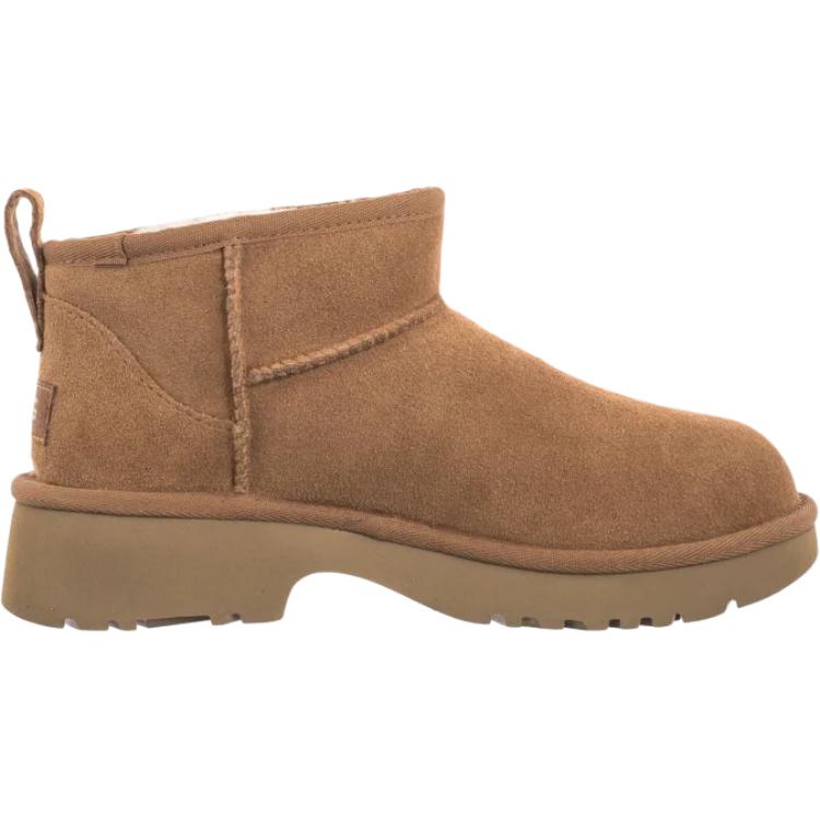 UGG Классические ультра мини ботинки Kids' Slip Resistant Abrasion Resistant Brown Teenagers — фото 3