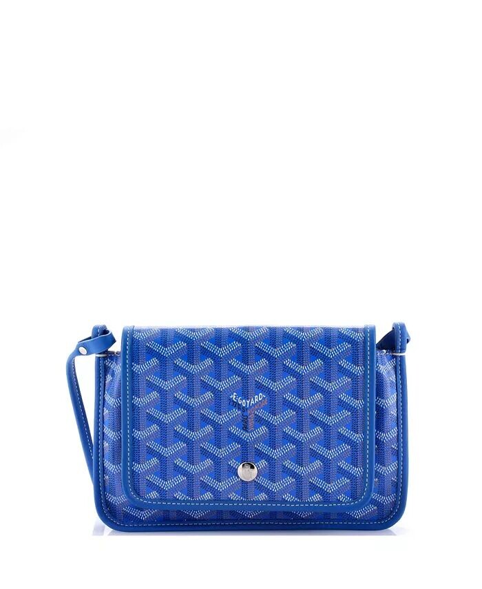 

Кошелек-клатч Plumet из покрытого холста Pre-Owned Goyard, синий