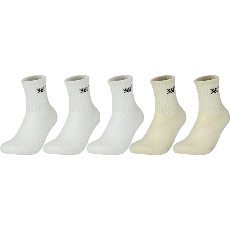 

Комплект высоких носков до колена для мужчин 361°, 5 pack (белый 3+бежевый 2)