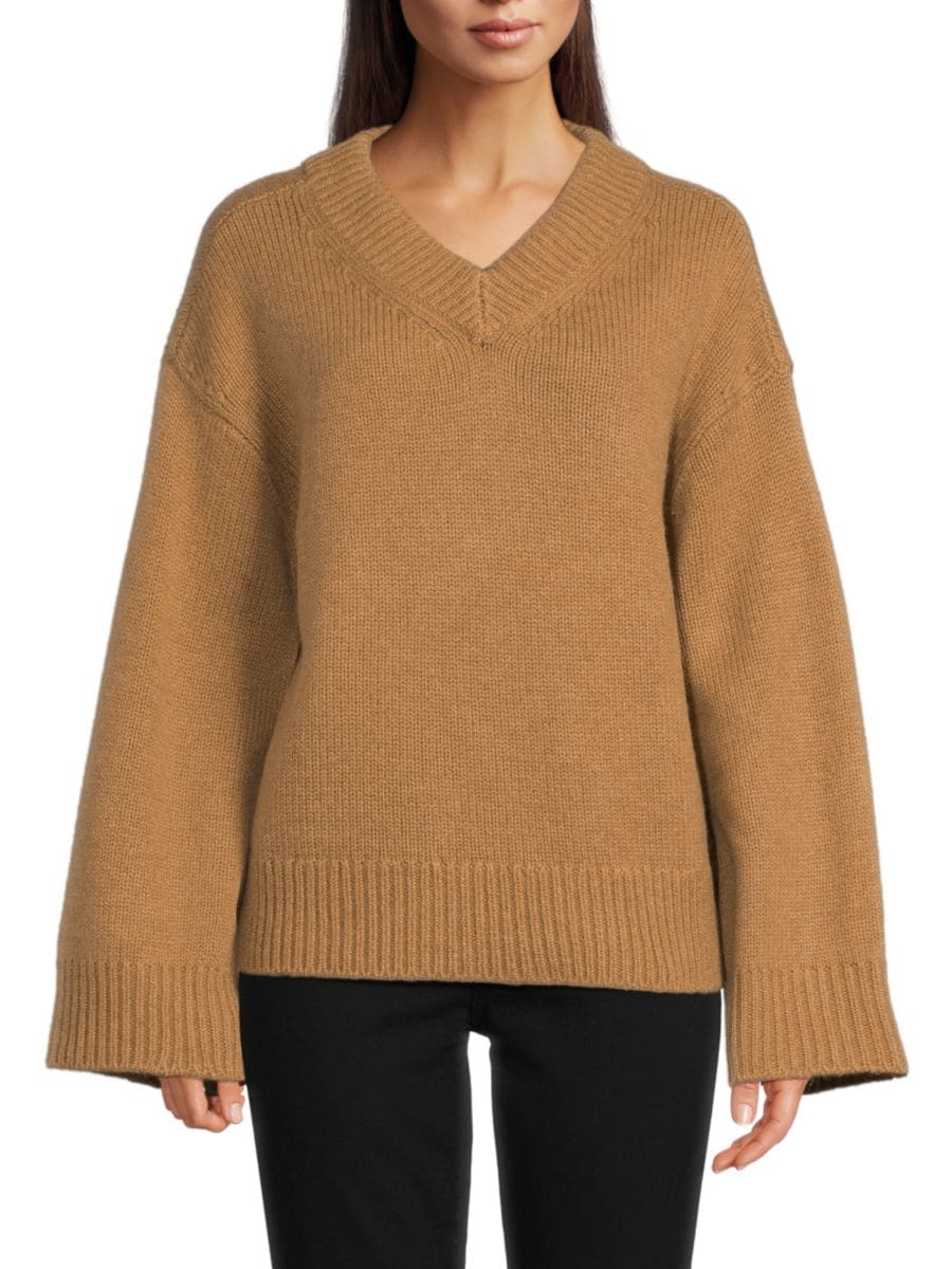 

Свитер Danica из шерсти и кашемира rag & bone, кэмел