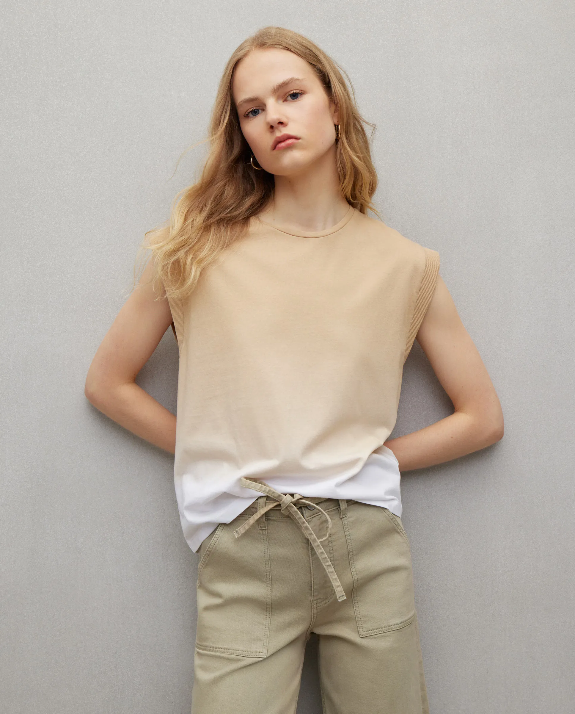 

Женская футболка с коротким рукавом и круглым вырезом Easy Wear, коричневый