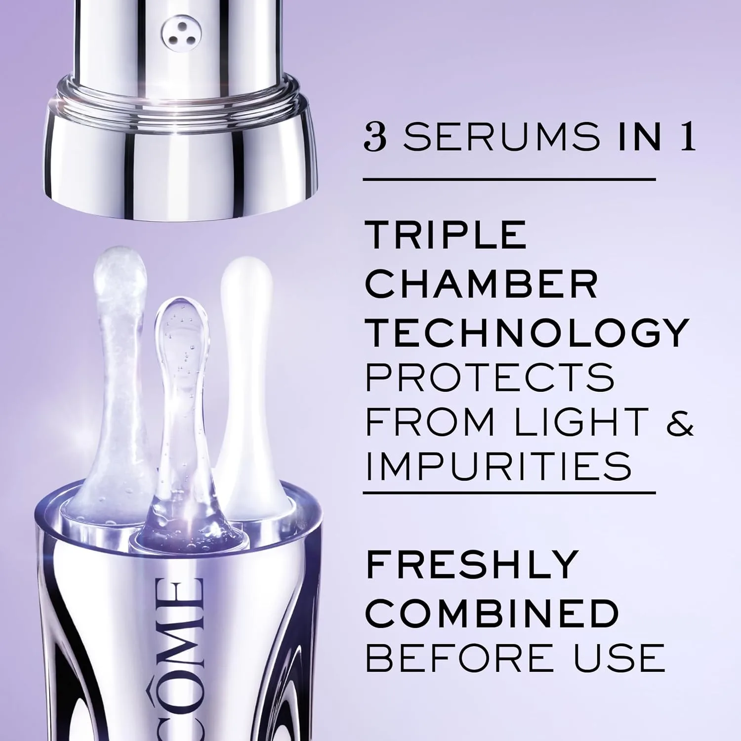 Набор для ухода за кожей Lancôme Rénergie Skincare Duo - сыворотка HCF Triple Serum и увлажняющий крем HPN 300-Peptide Moisturizer — фото 2