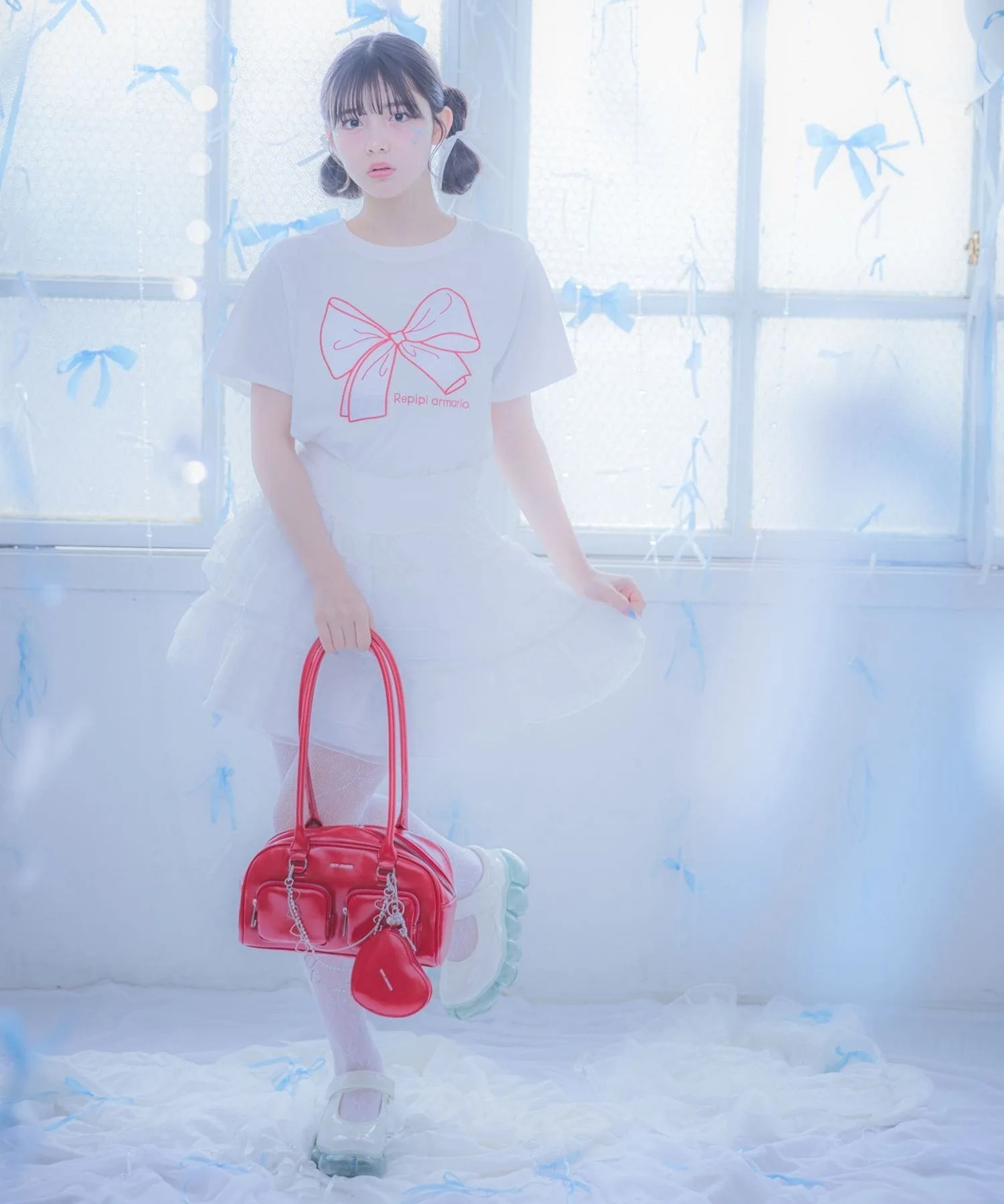 Юбка с оборками iDOL Repipi armario, White 05 — фото 3