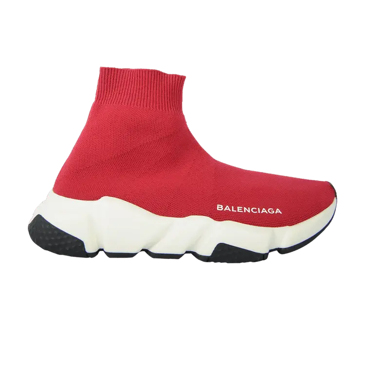 Кроссовки Balenciaga Wmns Speed Trainer Mid Raspberry Red, красный