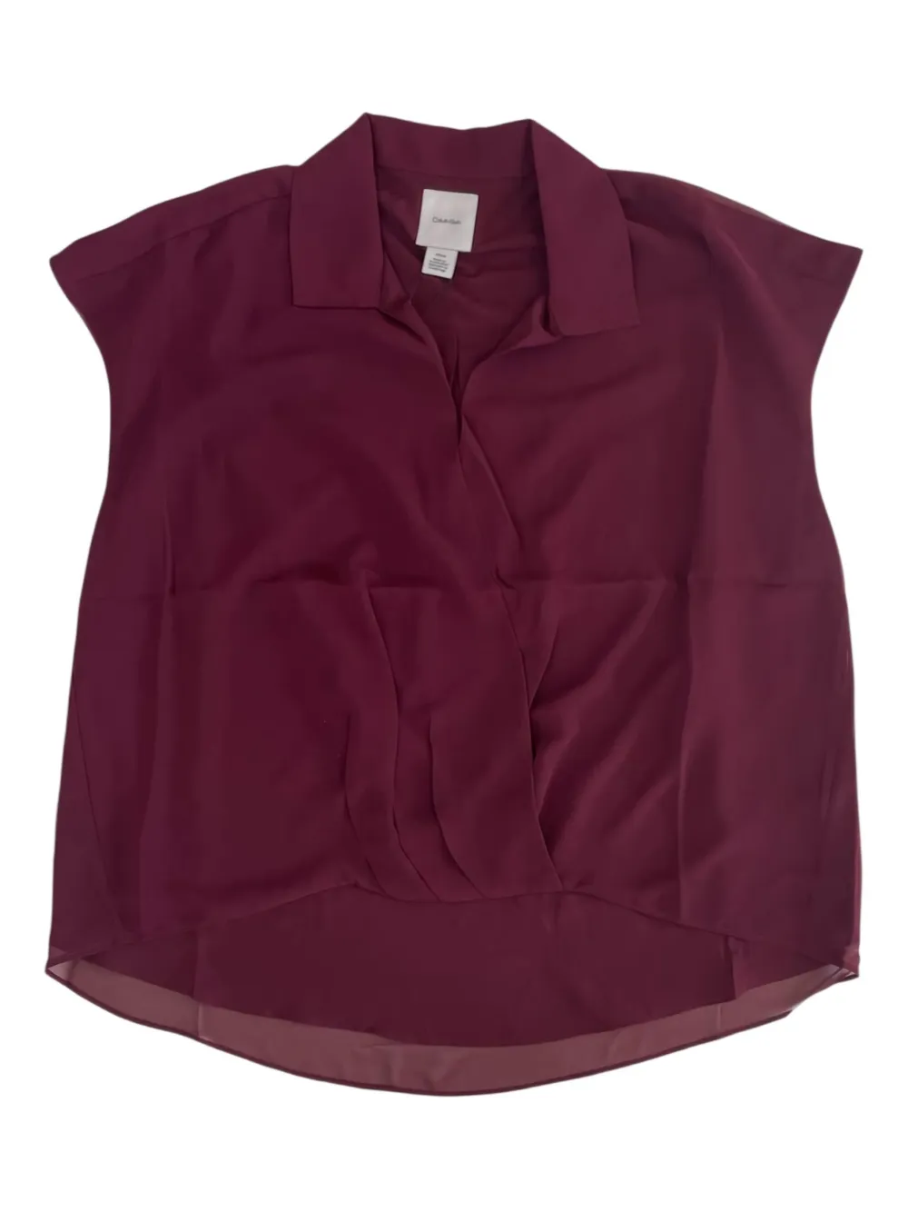 

Блузка с воротником Calvin Klein, красный