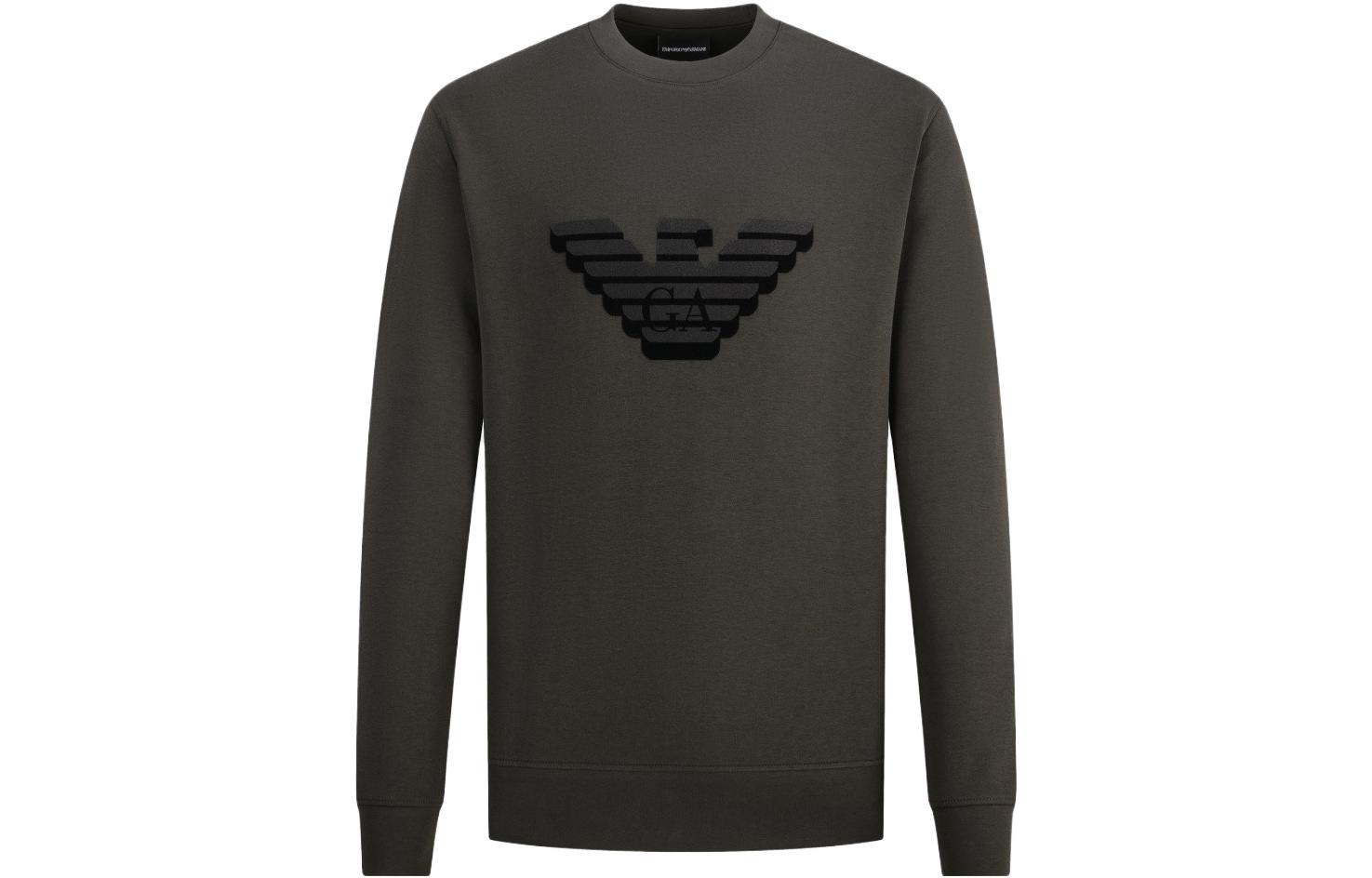 Свитер мужской EMPORIO ARMANI, Умбра — фото 3