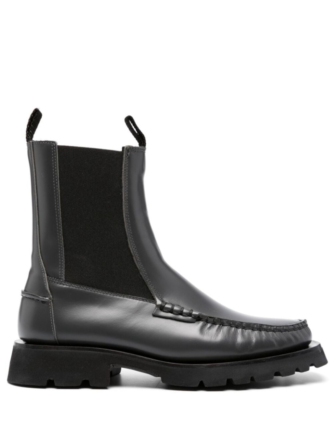 

Hereu Alda Sport leather ankle boots, серый