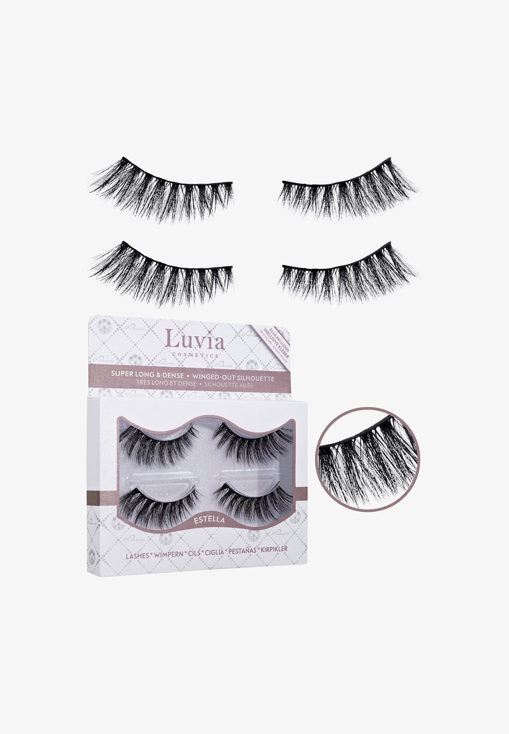 

Накладные ресницы VEGAN LASHES, ESTELLA Luvia Cosmetics