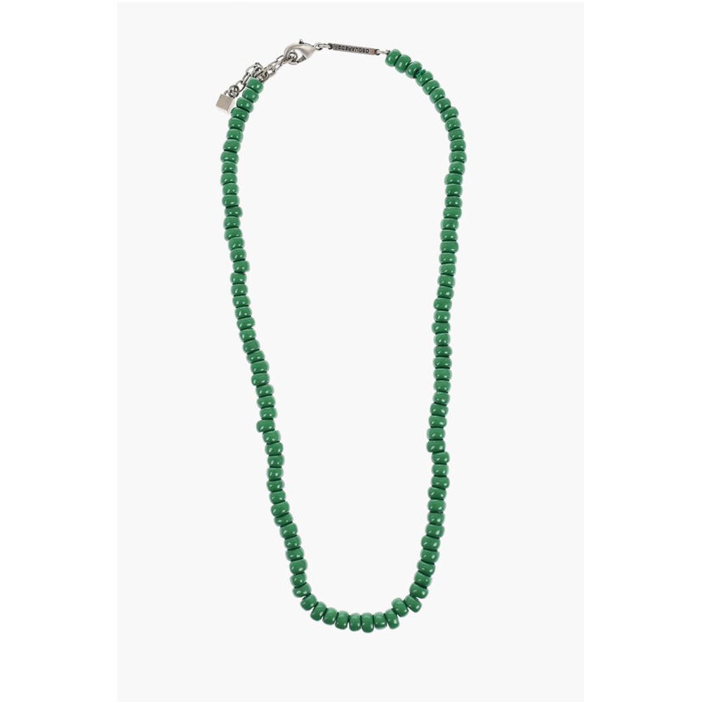 

Однотонное ожерелье из бисера Dsquared2, зеленый