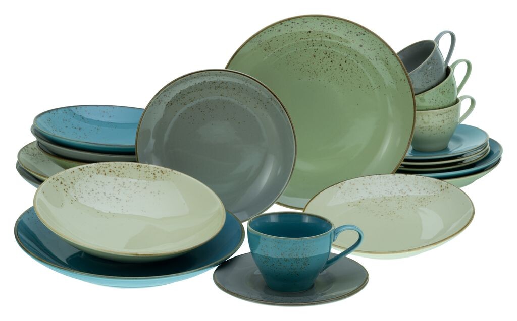 

CreaTable, 19924, Nature Collection Colorful, комбинированный сервиз, 20 предметов, керамика, мультиколор