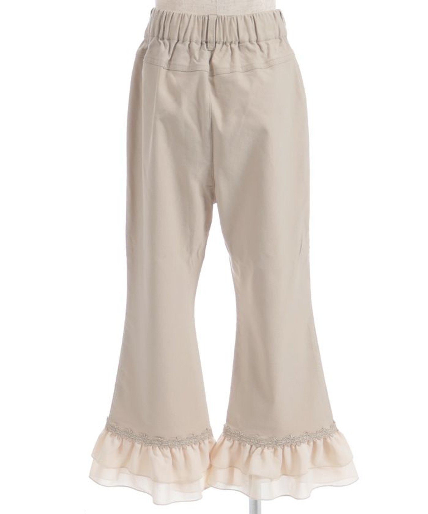 Леггинсы с эластичной оборкой Axes femme kids, Beige — фото 4