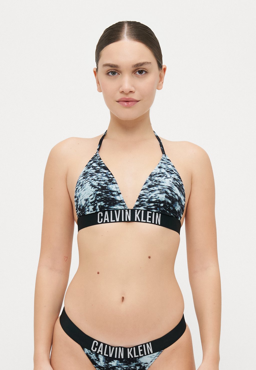 

Верх бикини TRIANGLE Calvin Klein Swimwear, черный