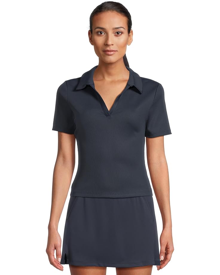 

Поло TravisMathew Moveknit Short Sleeve V-Neck Polo, цвет Navy Blazer