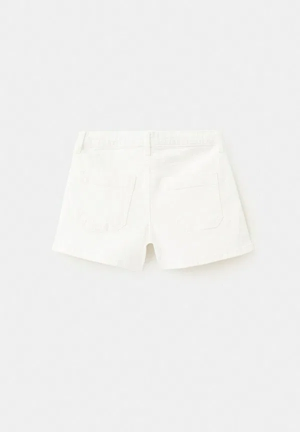 Детские джинсовые шорты Mango Kids, White — фото 2