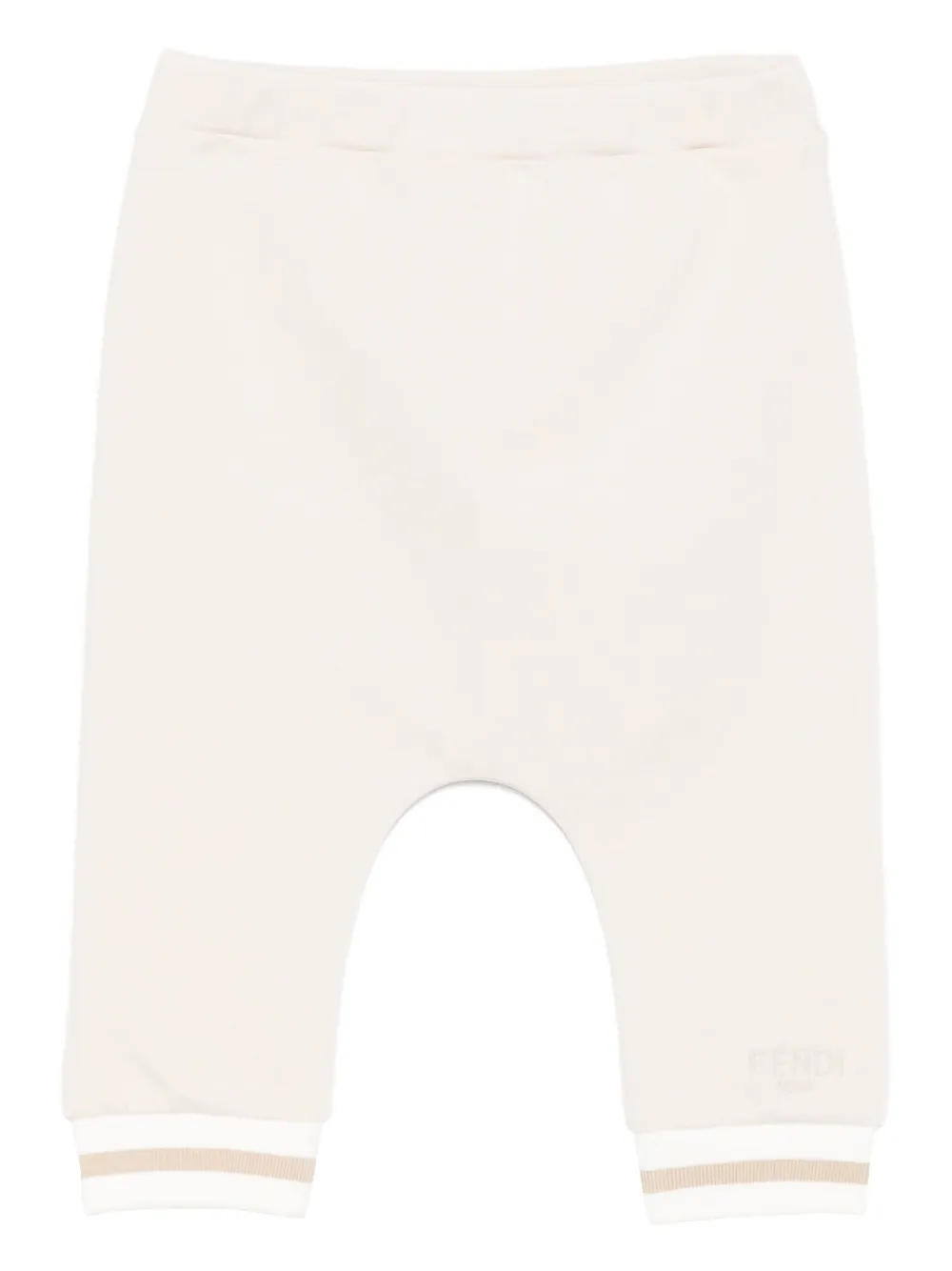 

Спортивные брюки с ребристыми манжетами FENDI KIDS