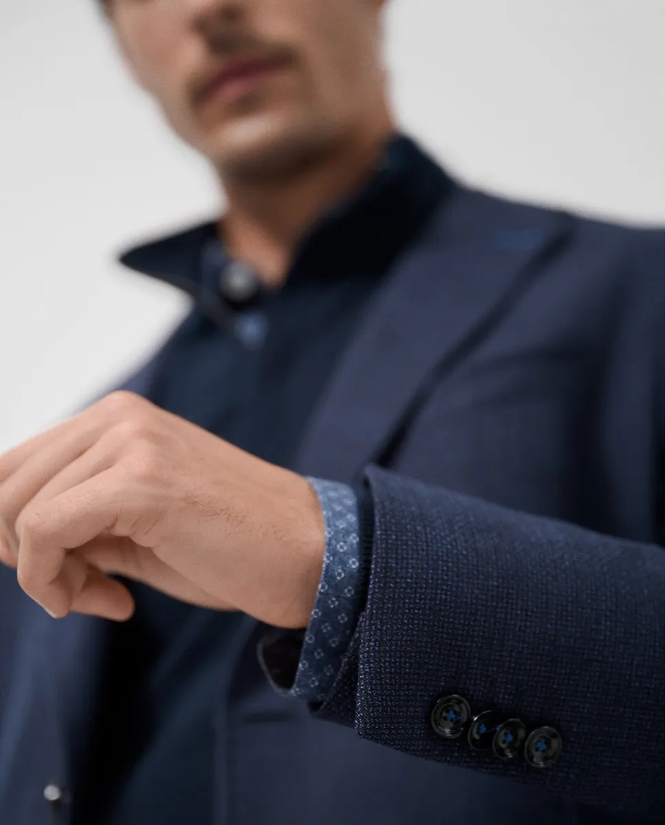 

Мужская куртка с фактурой Roberto Verino, синий