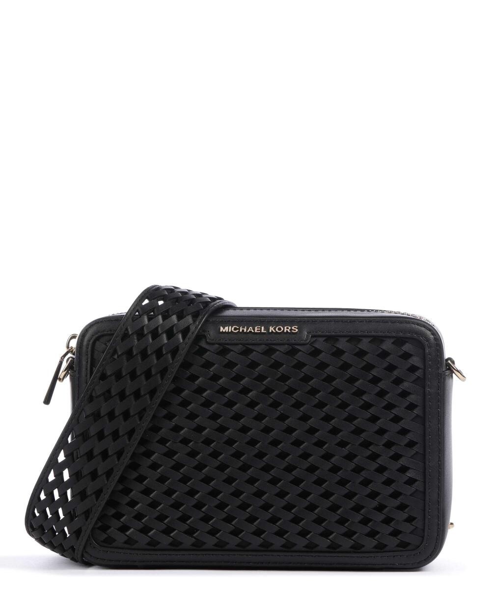 

Сумка через плечо Jet set из мелкозернистой яловой кожи Michael Kors, черный