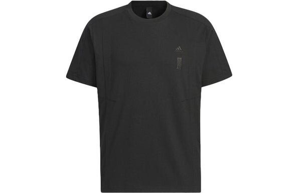 Футболка wuji Футболка азиатские размеры Adidas, черный — фото 2