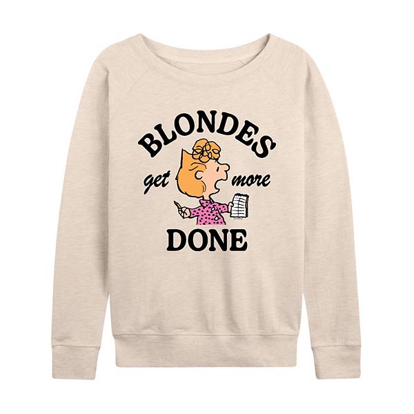 

Женская футболка с длинным рукавом peanuts sally french terry Licensed Character