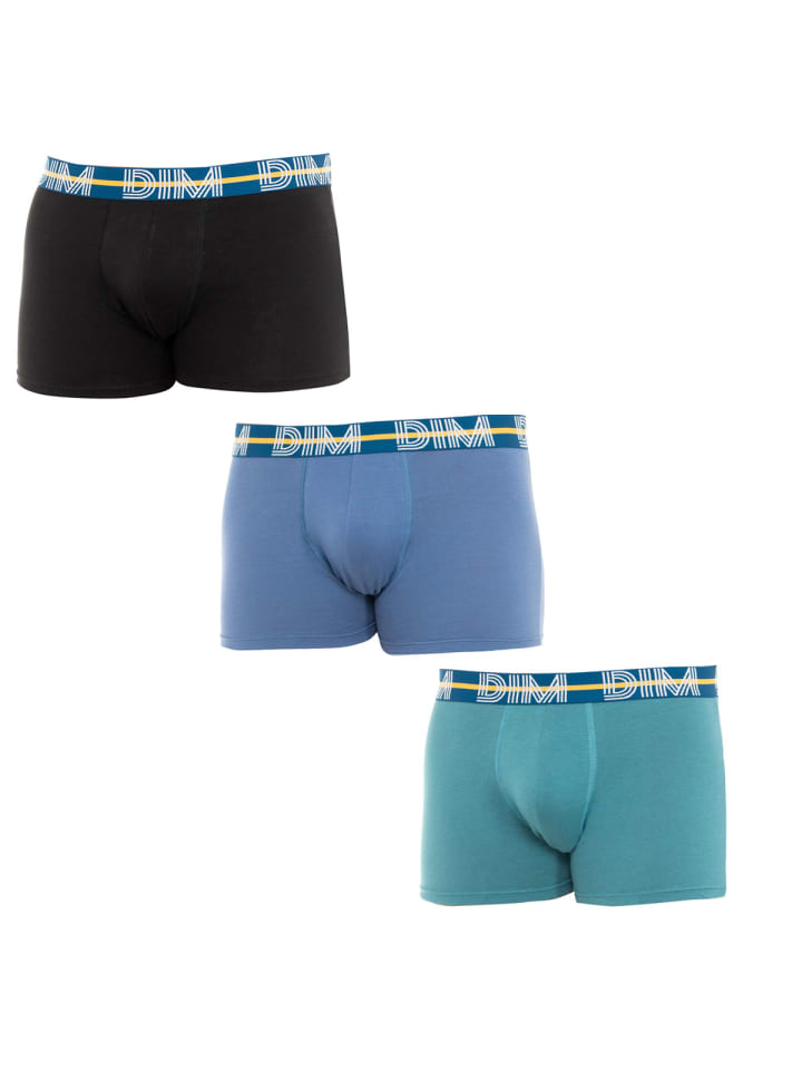 

DIM Комплект из 3 штук: боксерские трусы разных цветов