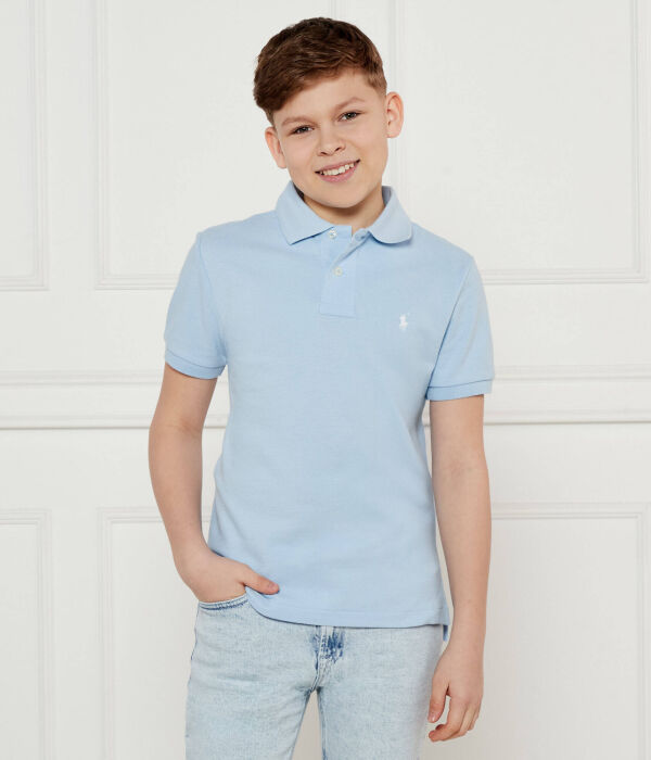 

Рубашка поло Slim fit Polo Ralph Lauren, синий