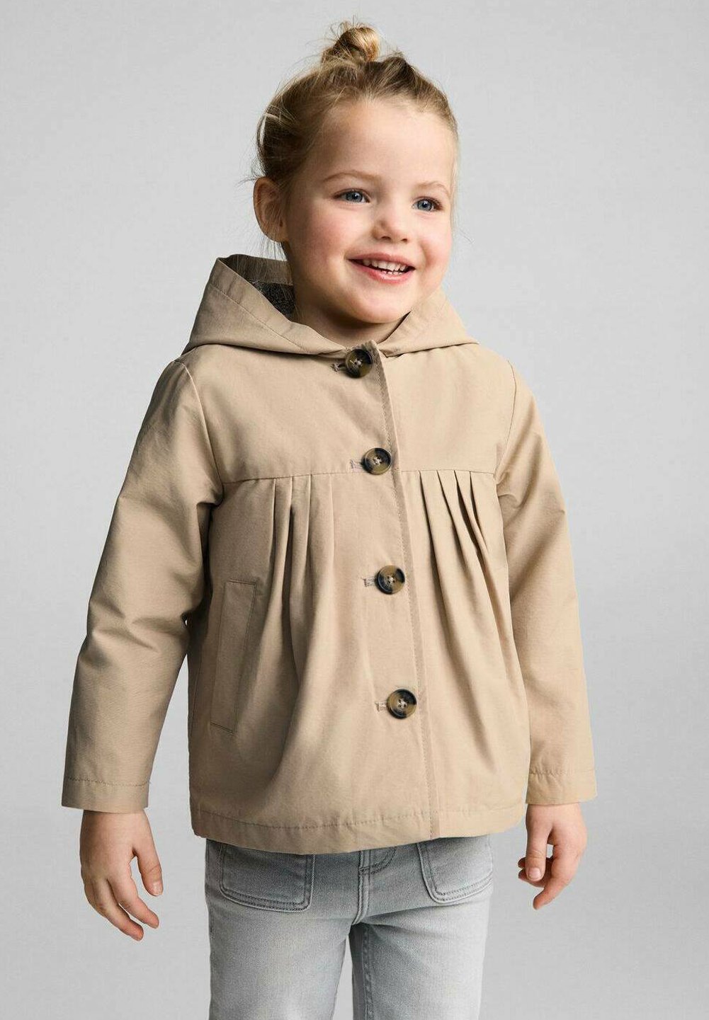 

Демисезонная куртка BERTI Mango Kids, песочный