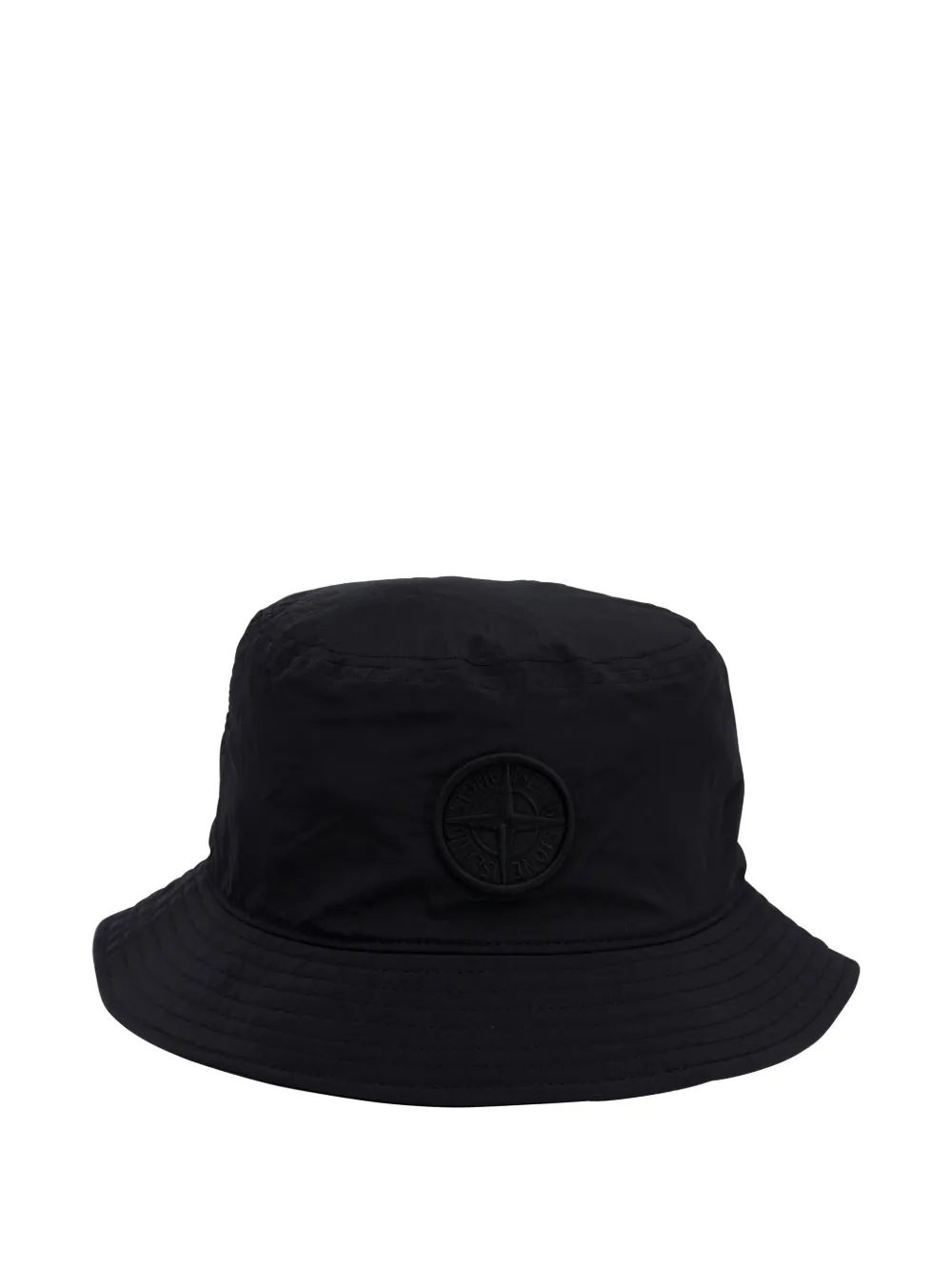 

Панама с нашивкой-логотипом Stone Island Junior, черный