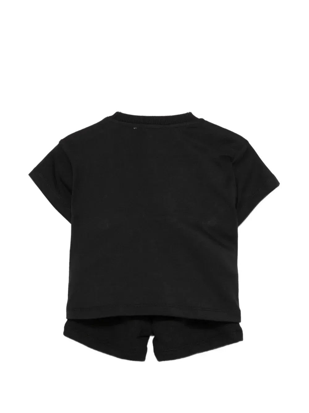 Комплект с футболкой и шортами с принтом "Тедди" Moschino Kids, черный — фото 2