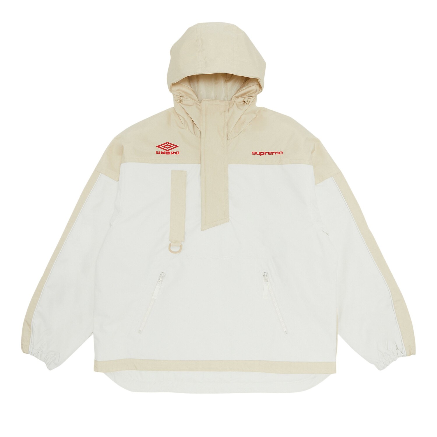 

Анорак с капюшоном Supreme x Umbro Белый